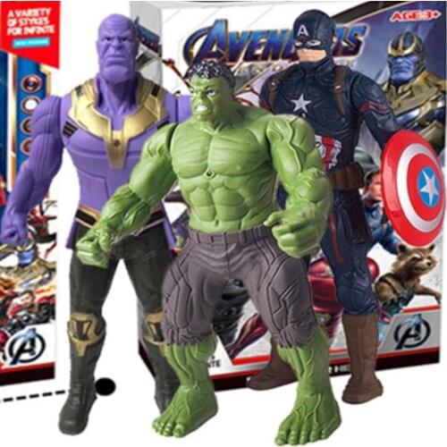 Marvel Amazing Ultimate SpiderMan Hulk Captain America Iron Man PVC Action Figure Collectible Model Toy for Kids Childrens Toys
