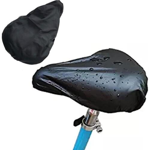 Outdoor Waterproof Bike Seat Rain Cover Elastic Dust Resistant UV Protector Rain Cover Bike Saddle Cover Bicycle Accessories
