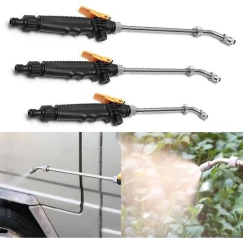 High Pressure Power Water Gun Washer Garden Watering Hose Nozzle Spray Sprinkler Water Jet Car Washing Cleaning Tool 28/36/50cm