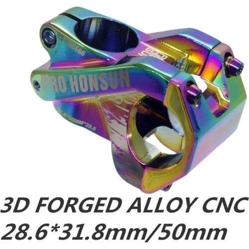 Aluminum Alloy CNC Bicycle Stem MTB 50mm Stems Handlebar 31.8mm DH AM high strength Stem Enduro 28.6mm Steerer Mountain Bike