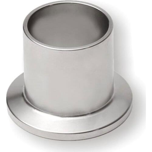 20/30/40/50mm Length KF-16/25/40/50 Vacuum Tri Clamp Welding Ferrule SUS304 Stainless Sanitary Pipe Fitting Beer Brewing