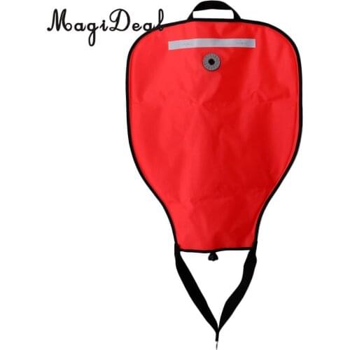 210D Nylon Heavy Duty Perfeclan Durable Nylon Scuba Dive 50lbs Salvage Lift Bag w/ Dump Valve for Swimming Diving Accessories