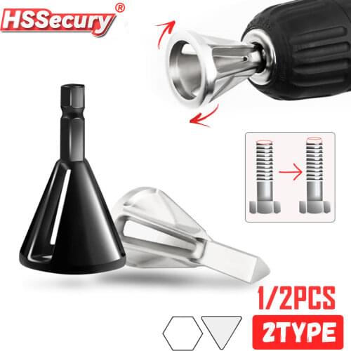 28mm Chamfer Tool Deburring External Stainless Steel Metal Drill Bit Remove Burr Tools For All Kinds Of Chuck Drills