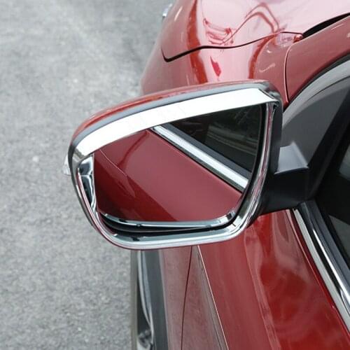 2PCS/SET Auto rearview mirror ABS decoration frame For Nissan Qashqai J11 2016-2018