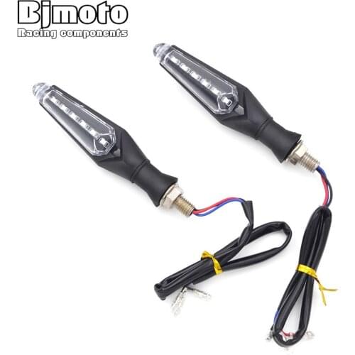 BJMOTO Motorcycle Flush Mount LED Turn Signals Light For Yamaha YZF R1 R6 R6S FZ6S FAZER 600 FZ1S FAZER 1000 XJ6 MT-03 FZ8