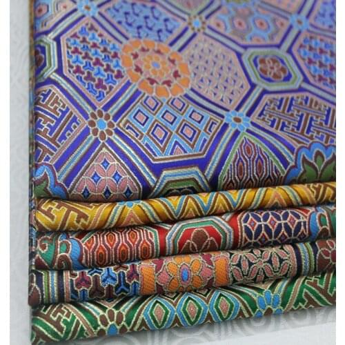 CF106 Decoration Fabric Chinese Style Brocade Jacquard Fabric Kimono Dress Fabric DIY Fabric For Sewing Chinese NEW YEAR Gifts