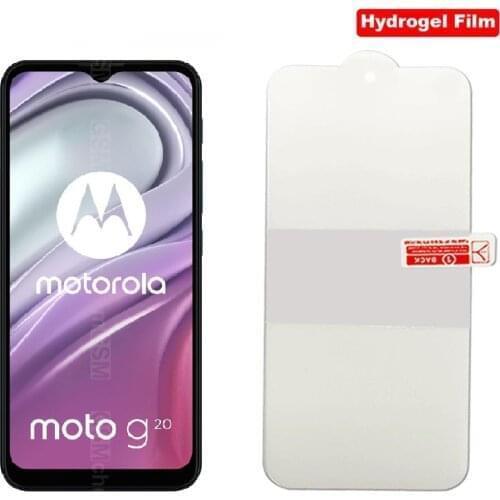 For MOTOROLA MOTO G50 G20 Hydrogel Film Full Glue HD Screen Protector For For MOTO G 50 G 20