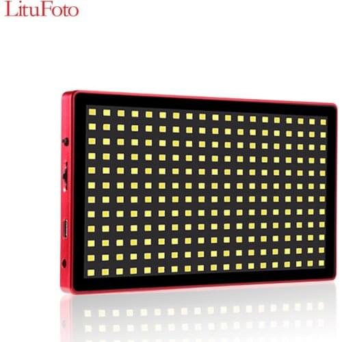 Photography 16W Bi-Color LED Light Fill Light with OLED Display 3200K-5600K for Portrait Wedding Video Recording Live Broadcast