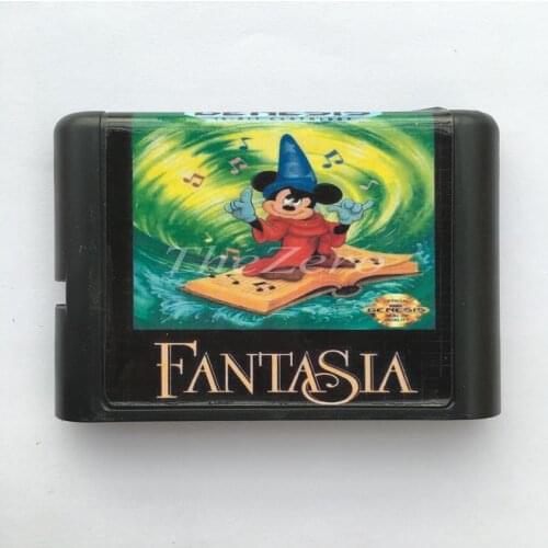 Fantasia EU/JAP Shell for 16 bit Game Card for Genesis System for Sega Mega Drive