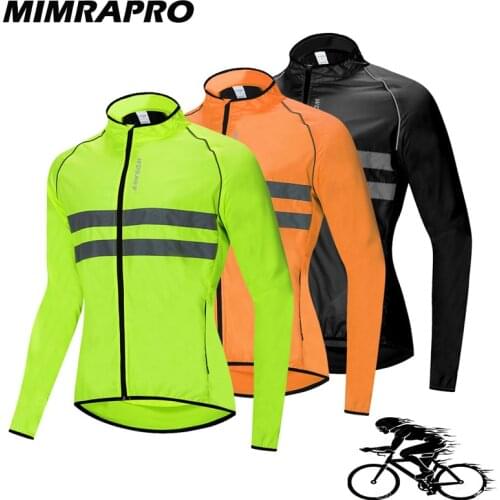 Cycling Jacket Reflective Jersey Road MTB Bike/Bicycle Waterproof Quick Dry Rain Coat Riding Fishing Running Windbreaker