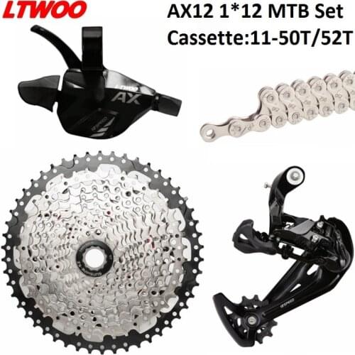 LTWOO AX12 MTB 12 Speed Groupset Shifter Rear Derailleurs 12S 11-50T 52T K7 Cassette X12 Chain 12v HG Group Set For SHIMANO