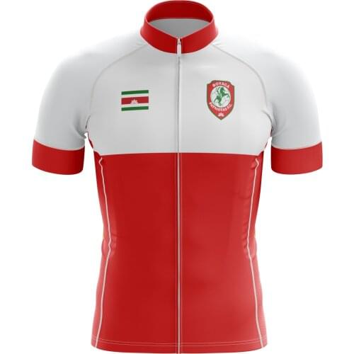 New Mens Cycling Jersey for Columbia Outdoor Red Bike Shirt Summer Short Sleeve Breathable Bicycle Clothes