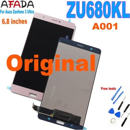 6.8” Original LCD For Asus Zenfone 3 Ultra ZU680KL A001 LCD Display Touch Screen Digitizer Assembly Screen Replacement