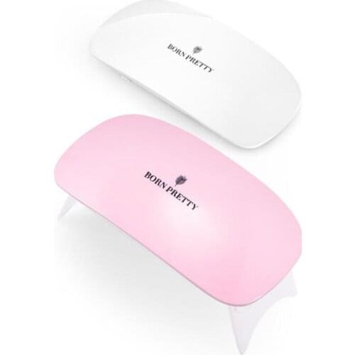 Portable Mini 6W LED Lamp Nail Dryer USB Charge 30s 60s Timer LED Light Quick Dry Nails Gel Manicure For Nail Art