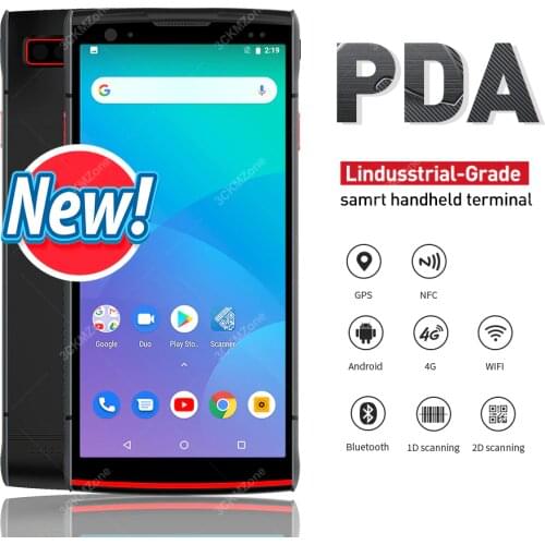 Handheld Pos Terminal Android 8.1PDA 2D Honeywell 6603 Barcode Scanner 4G NFC Barcodes Reader Portable Data collector