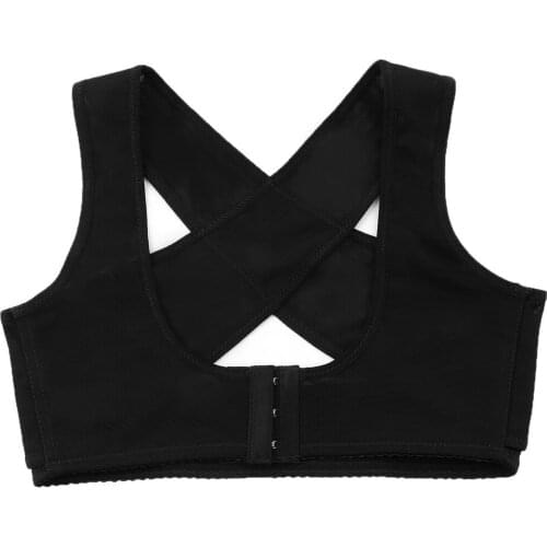 Adjustable Elastic Back Women Belt Support Posture Corrector Brace Support EK-New