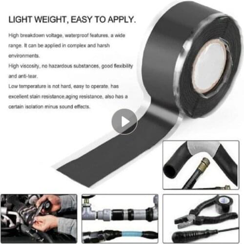 Self-adhesive Tapes For Water Pipeline Repair Waterproof Tape Stop Leaks Repair Tape Silicone Rubber Self Fix Masking Tapes