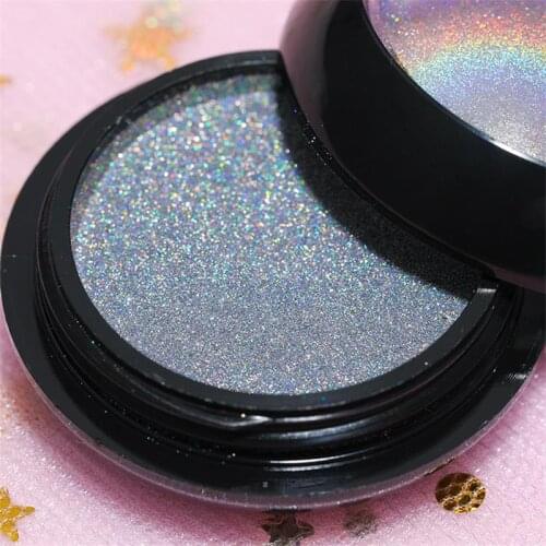 Silver Holographic Powder Laser Nail Glitter Chrome Sequins Gel Polish For Nails Art Pigment Dust Decorations Manicure Tool