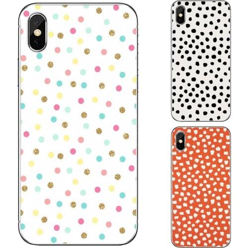 Polka-Dots-design-cute Silicone Cover For Samsung Galaxy A12 A31 A41 A51 A71 A20e A21s M30 A10 A30 A40 A50 A60 A70