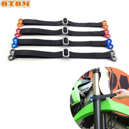 OTOM CNC Rescue Pull Strap For Motorcycle Dirt Bike Motocross Steering Wheel Joint Board Rescue Belt For KAWASAKI HONDA SUZUKI