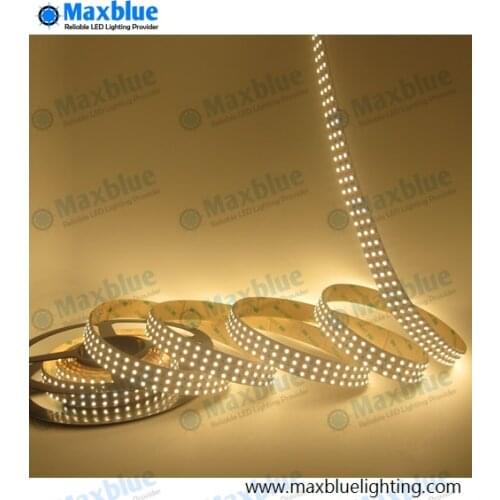 SMD3528 LED Strip Light 5M 360LEDs/M 24Vdc 1800LEDs 7-8LM/LED CRI 80+Ra in 3 Lines Rows Nonwaterproof LED Ribbon Tape Light