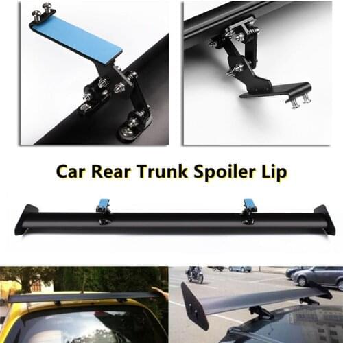Universal Car Rear Trunk Aluminum Spoiler Lip Car Trunk Rubber Special Modified Tail For Myvi Viva Honda BMW Toyota 2008-2020