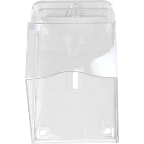 OOTDTY Waterproof Cover for Wireless Doorbell Smart Door Bell Ring Chime Button Transmitter Launchers Transparent