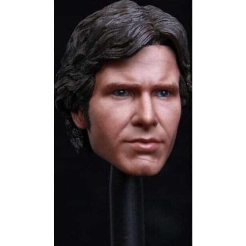 1/6 Scale Custom Han Solo Harrison Ford Head Sculpt For Hot Toys Phicen in stock
