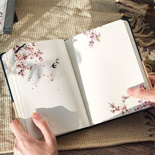 Notebooks Sketchbook Chinese Style Hardcover Diary Weekly Planner Handbook Gift School School Office Supplies Jornal Book