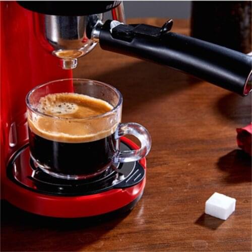 Household mini all semi-automatic coffee machine Italian grinding steam pot type Espresso Maker Cappuccino Milk Foam