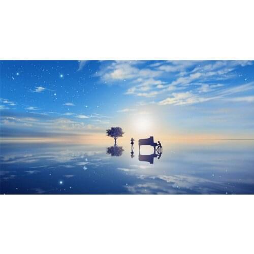 Maritime piano sky The wooden puzzle 500 pieces ersion paper jigsaw puzzle white card adult childrens educational toys