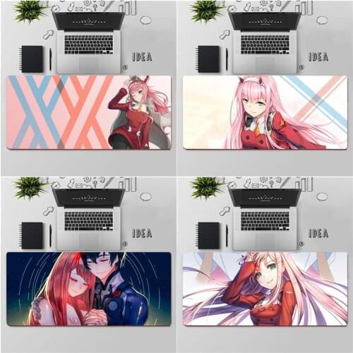 FHNBLJ Top Quality darling in the franxx anime Locking Edge Mouse Pad Game Free Shipping Large Mouse Pad Keyboards Mat