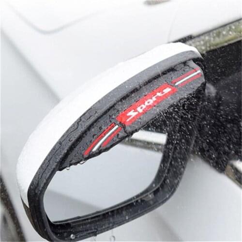 HOT SALE Car Rearview Mirror Rain Eyebrow PVC Material Rain Shield Universal Rain Shield Decoration