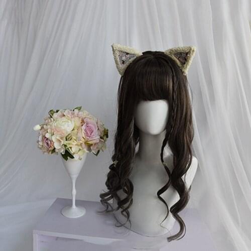 Beautiful Long Curly women Hair Cosplay Wig Synthetic wig Lolita Cosplay Hair Unique Fashion Girl Lolita Wig Cute Hair Party