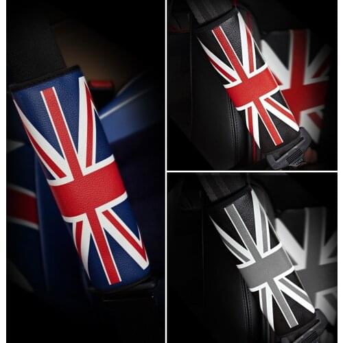 PU Safety Seat Belt Cover Shoulders Padding For MINI Cooper JCW One S Countryman Clubman F55 F56 F60 R60 R56 R55 Car Accessories