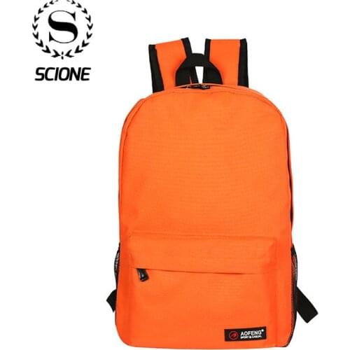 Solid Colorful Waterproof Backpack Multi-color Schoolbag For Women Ladies Female Travel Casual School Girls Boys Gift mochil