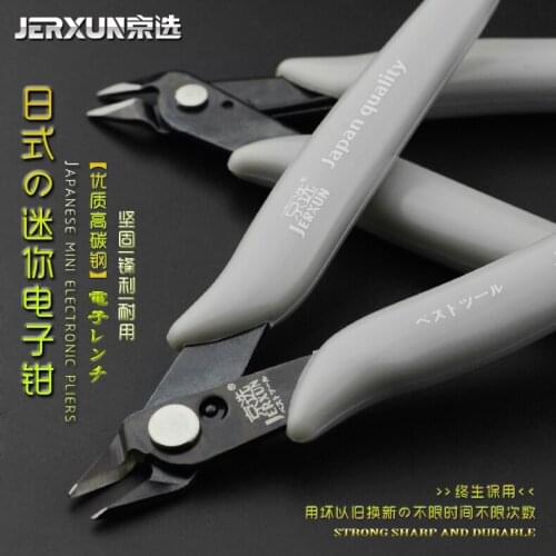 JERXUN 5Inch Plastic Pliers Diagonal Pliers Cutting pliers Mini Electrician Pliers Electrician Model Plastic Pliers