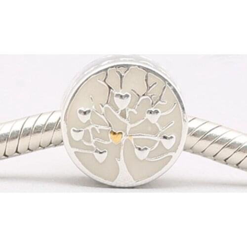 Fits Europe bracelet Love Life tree charm Family Beads Original 925 sterling silver jewelry DIY mothers day gift making