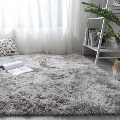 Luxury Fluffy Rugs Ultra Soft Shag Carpet Living Room Carpet Anti-Skid Nursery Girls Carpets Kids Home Decor Rugs Floor Mat