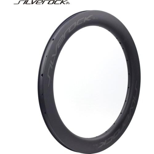 Silverock Carbon 20" 451 Rims Mini Velo Rim For Folding Bike BMX Recumbent Bicycle 20H 24H 28H 50mm Width Clincher Rims