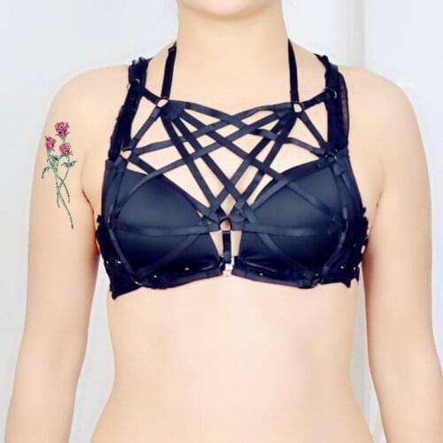 Women sexy lingerie sexy harness cage bra underwear liga cage bra summer style exotic body cage bondage harness erotic lingerie