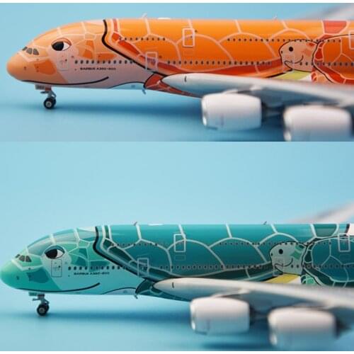 1:400 Scale Airbus A380 Planes Model Airplanes ANA Japan Turtle Airlines Alloy Aircraft Plane collectible display collection