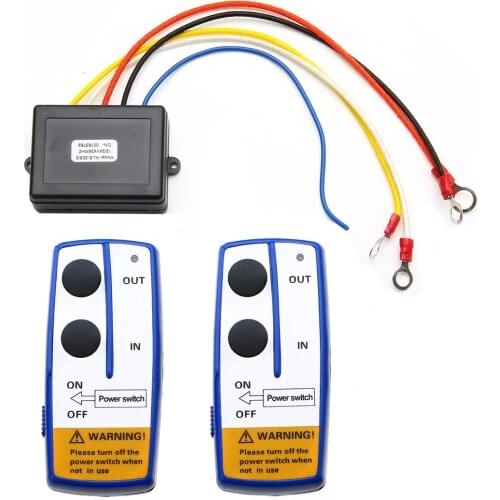 1Set Auto Moto Accessories 12V 50ft Winch Wireless Remote Control Switch Handset Kit For ATV SUV UTV