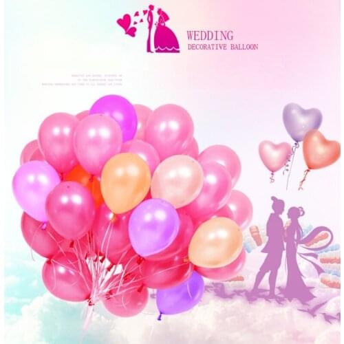 100pcs 12inch pearlescent matte latex Balloons baby balloons birthday wedding decorations party supplies balloons Multicolor