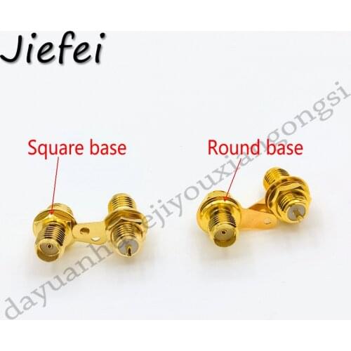 5-10 Pcs New Gold plated RF Adapter Connector SMA Female Panel Mount With Nut Bulkhead Handle Solder