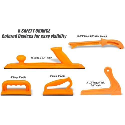 5 Pieces Set Fulton Safety Woodworking Push Block and Push Stick Package / Ideal for Woodworkers