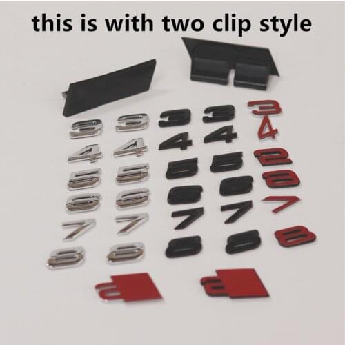 50pcs Good Quality New Car Grill Badge Front Emblem Chrome Gloss Black For S3 S4 S5 S6 S7 S8