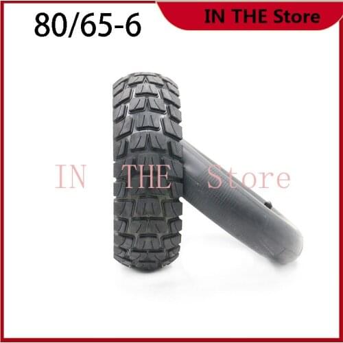 80/65-6 Inner Outer Tyre for Electric Scooter E-Bike 10x3.0-6 Thicken Widen Hard Wear-resistant Road Tires Inner Tubes