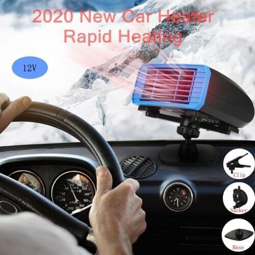 Car Heater 12v Heating Heater Defogging Defrost Car Heater Car Defogger Multi-function Heater For Vehicle 360 Degrees Rotation