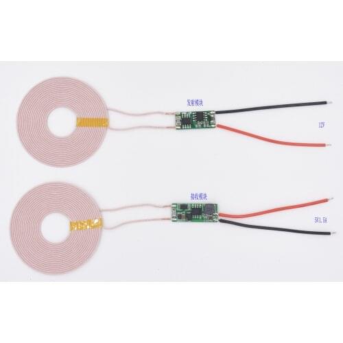 12V Input 5V1.5A DC Long-distance Wireless Charging Wireless Power Supply Module Solution XKT412-43